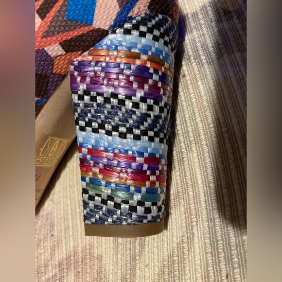 New J. Crew Multicolored  Pump with 3-3/4” heels., size 7.5.  Never worn. - Picture 9 of 14